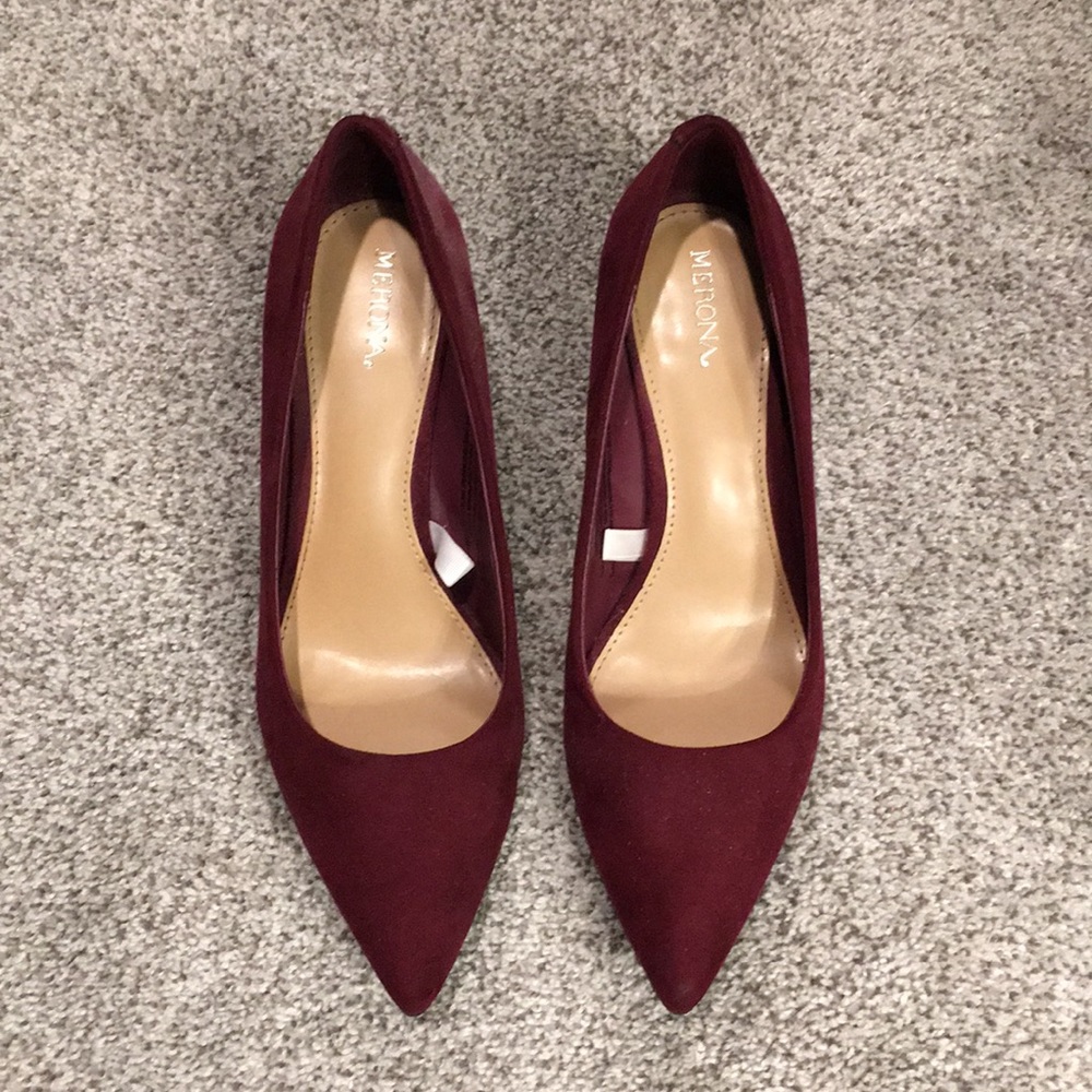 Maroon/Burgundy Merona Women’s Heels